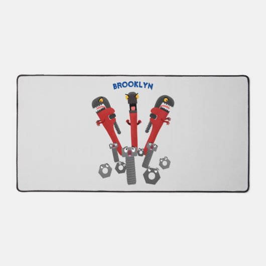 モンスタイおもしろいルを巻き上げるユーモア漫画 デスクマット (正面)