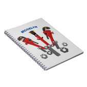 モンスタイおもしろいルを巻き上げるユーモア漫画 ノートブック (右側)