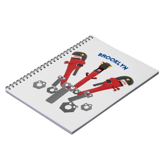 モンスタイおもしろいルを巻き上げるユーモア漫画 ノートブック (左側)