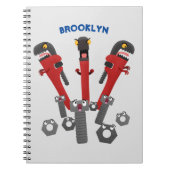 モンスタイおもしろいルを巻き上げるユーモア漫画 ノートブック (正面)