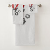 モンスタイおもしろいルを巻き上げるユーモア漫画 バスタオルセット (インサイチュ)