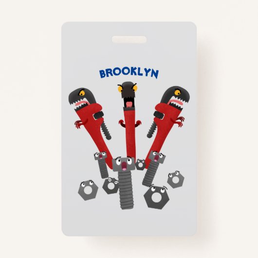 モンスタイおもしろいルを巻き上げるユーモア漫画 バッジ (正面)