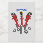 モンスタイおもしろいルを巻き上げるユーモア漫画 フードラベル (シングルラベル)