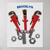 モンスタイおもしろいルを巻き上げるユーモア漫画 ポスター (正面)