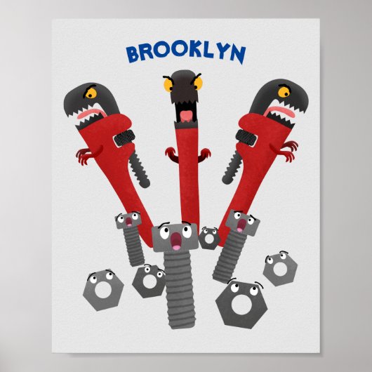 モンスタイおもしろいルを巻き上げるユーモア漫画 ポスター (正面)