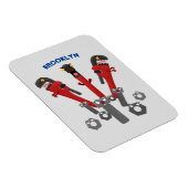 モンスタイおもしろいルを巻き上げるユーモア漫画 マグネット (右側)