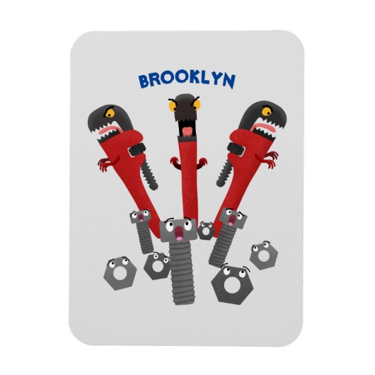 モンスタイおもしろいルを巻き上げるユーモア漫画 マグネット (縦)