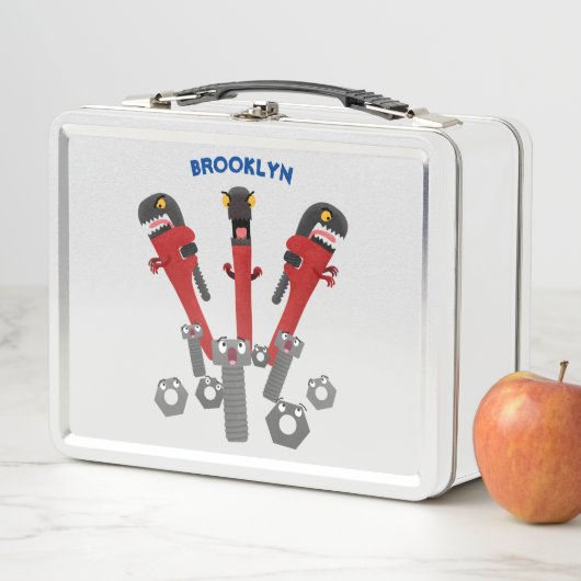 モンスタイおもしろいルを巻き上げるユーモア漫画 メタルランチボックス (インサイチュ)