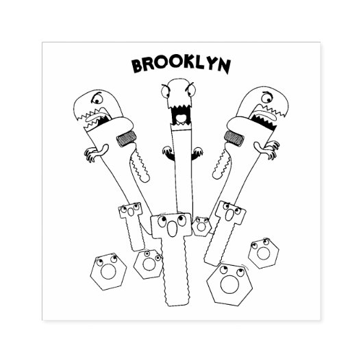 モンスタイおもしろいルを巻き上げるユーモア漫画 ラバースタンプ (インプリント)