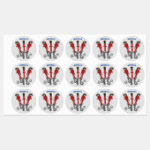 モンスタイおもしろいルを巻き上げるユーモア漫画 ラベル (シート)