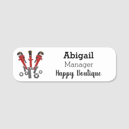 モンスタイおもしろいルを巻き上げるユーモア漫画 名札 (正面)