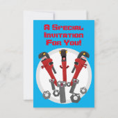 モンスタイおもしろいルを巻き上げるユーモア漫画 招待状 (裏面)