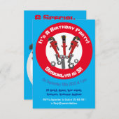 モンスタイおもしろいルを巻き上げるユーモア漫画 招待状 (正面/裏面)