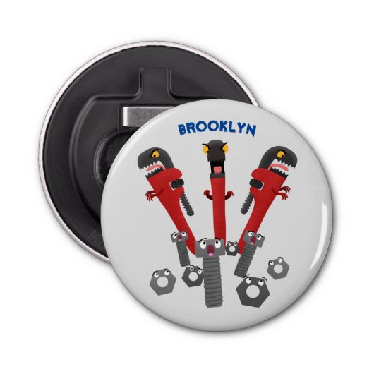 モンスタイおもしろいルを巻き上げるユーモア漫画 栓抜き (正面)