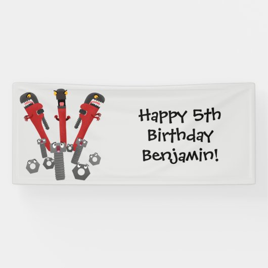 モンスタイおもしろいルを巻き上げるユーモア漫画 横断幕 (横)