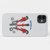 モンスタイおもしろいルを巻き上げるユーモア漫画 Case-Mate iPhoneケース (裏面(横))
