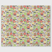 モンスタカッコいいおもしろいーズ ラッピングペーパー (フラット)