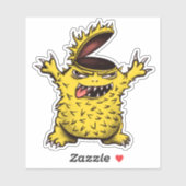 モンスタカッコいいーブ無熱狂する身キャラクター シール (シート)