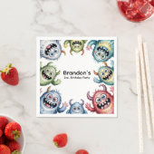 モンスタカラフルーズ3位。誕生日パーティー スタンダードカクテルナプキン (インサイチュ)