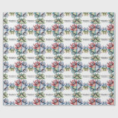 モンスタカラフルーズ3位。誕生日パーティー ラッピングペーパー (フラット)