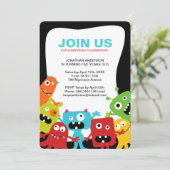 モンスタカラフルーズ – バースデーパーティーへの招待 招待状 (スタンド正面)