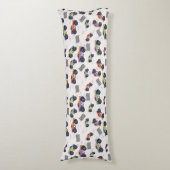 モンスタカラフルートラックのレーシングパターン ボディピロー (正面縦)