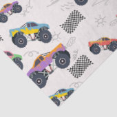 モンスタカラフルートラックのレーシングパターン 薄葉紙 (詳細)