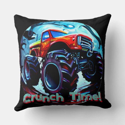 モンスタクールートラックのクランチ時間 クッション (裏面)