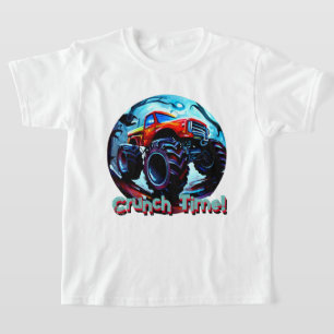 モンスタクールートラックのクランチ時間 Tシャツ