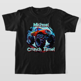 モンスタクールートラックのクランチ時間 Tシャツ