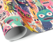 モンスタサイケデリックカラフルーズ ラッピングペーパー (ロールコーナー)