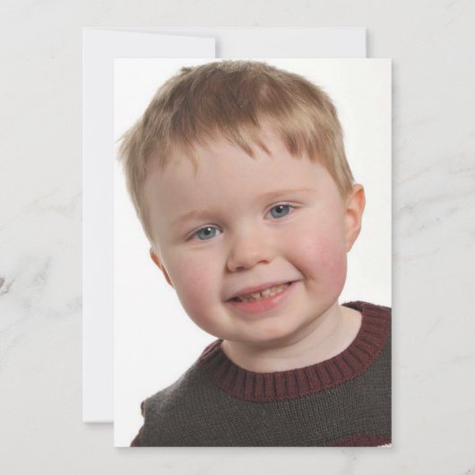 モンスタパーソナライズされたートラック誕生日写真 招待状 (裏面)