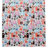 モンスタファンキーーズ シャワーカーテン (正面)