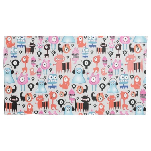 モンスタファンキーーズ 枕カバー (正面)