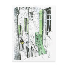 モンスタミシェルの狭い通り