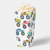 モンスタモダンーカラフルカーのトラックの子供パーティー フェイバーボックス (はじけた状態)