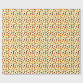 モンスターおもしろいパターン ラッピングペーパー (フラット)