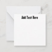 モンスターかわいいキャラクターのハロウィンパターン ノートカード (裏面)