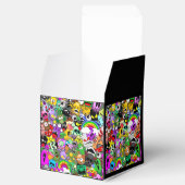 モンスターかわいいキャラクターのハロウィンパターン フェイバーボックス (オープン)