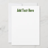 モンスターかわいいキャラクターのハロウィンパターン 招待状 (裏面)