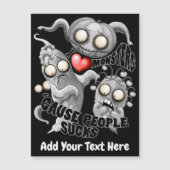 モンスターが好きなのは人のせい、だって人は最低だから マグネット招待状 (正面)
