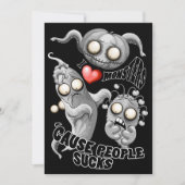 モンスターが好きなのは人のせい、だって人は最低だから 招待状 (正面)