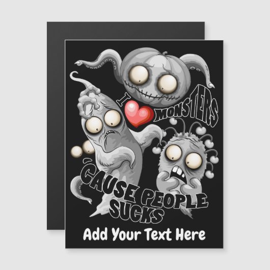 モンスターが好きな理由は人間が嫌いだから (正面/裏面)