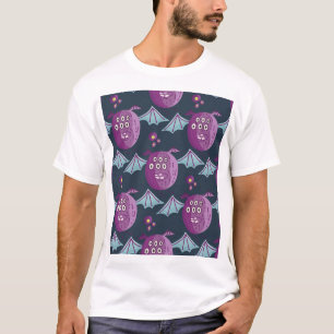 モンスターこうもり:かわいい漫画ヴィンテージ Tシャツ