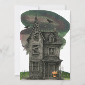 モンスターたちよ集まれ！ハロウィンパーティー誕生日 招待状 (裏面)