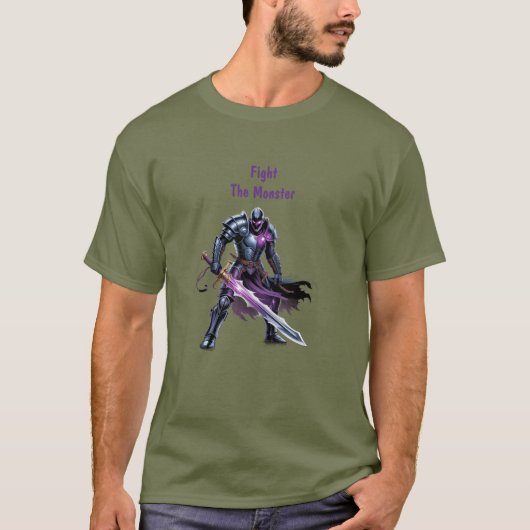 モンスターと戦え Tシャツ (正面)
