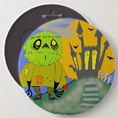 モンスターと私 缶バッジ (正面&裏面)