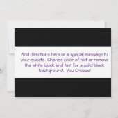 モンスターのお祝い招待状 招待状 (裏面)