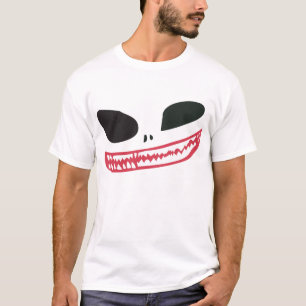 モンスターのにやにや笑い Tシャツ