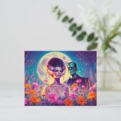 モンスターのウェディング　サンキュー ポストカード (スタンド正面)